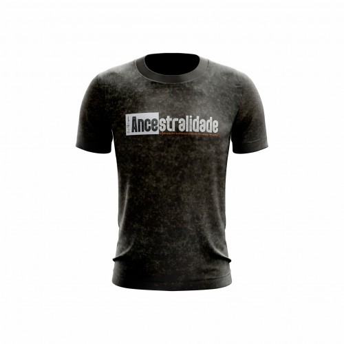 Camiseta Ancestralidade  - Preto Mescla