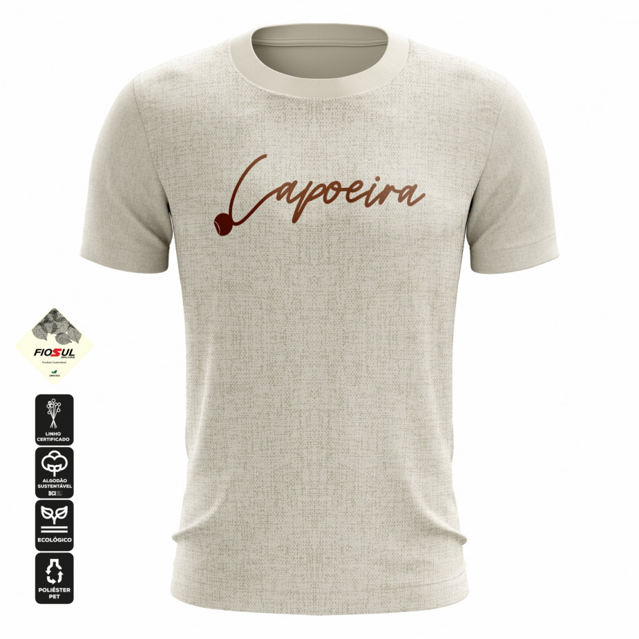 Camiseta Capoeira Eco Linho