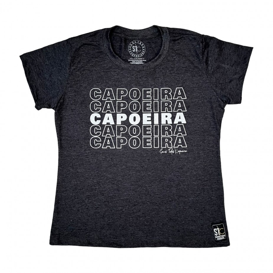 Baby Look Capoeira 2.0 - Ultra Black