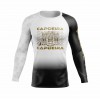 Rashguard Personalizada STC Preto no Branco - Masculino 