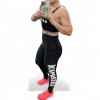 Conjunto Fitness Top e Legging STC - Preto