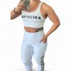 Conjunto Fitness Top e Legging STC - Branco
