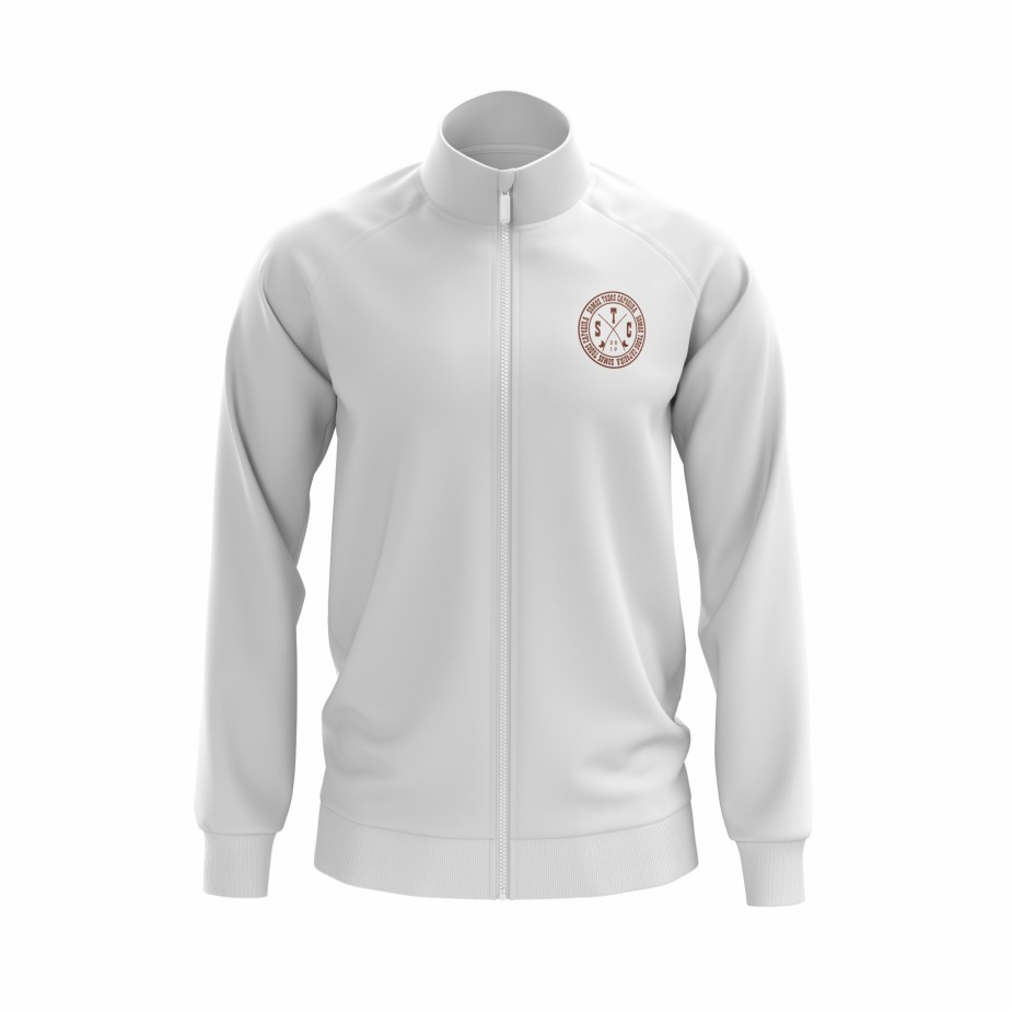 Jaqueta Esportiva STC - Instrumentos Brown - Branca