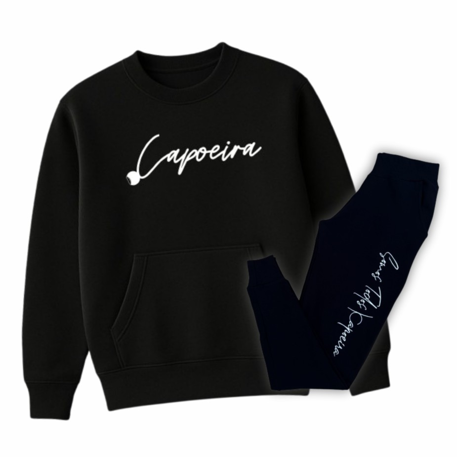 Conjunto Blusão Moleconfort - Preto