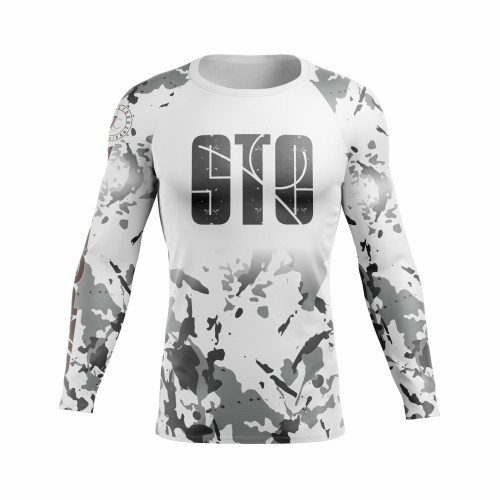 Rashguard Camuflado 2.0 Masculino - Branca