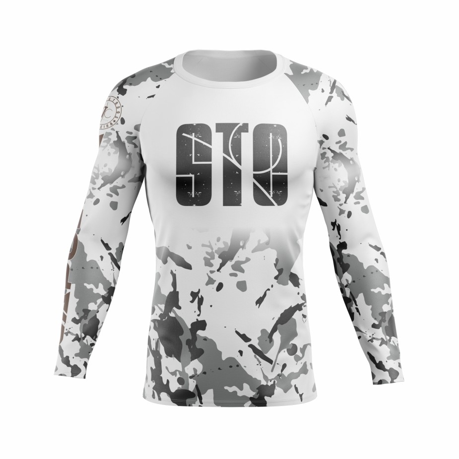 Rashguard Camuflado 2.0 Feminina - Branca