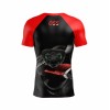 rash-guard-serpente-faixa preta - manga curta-jiu-jitsu