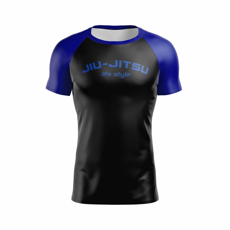 Rash Guard – competidor  - faixa azul -  Masculino - Jiu Jitsu