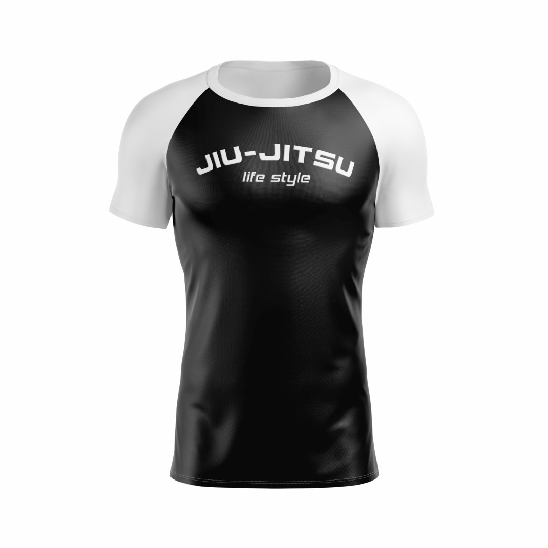 Rash Guard – competidor  - faixa branca -  Masculino - Jiu Jitsu