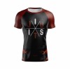 rash-guard-serpente-faixa marrom - manga curta-jiu-jitsu