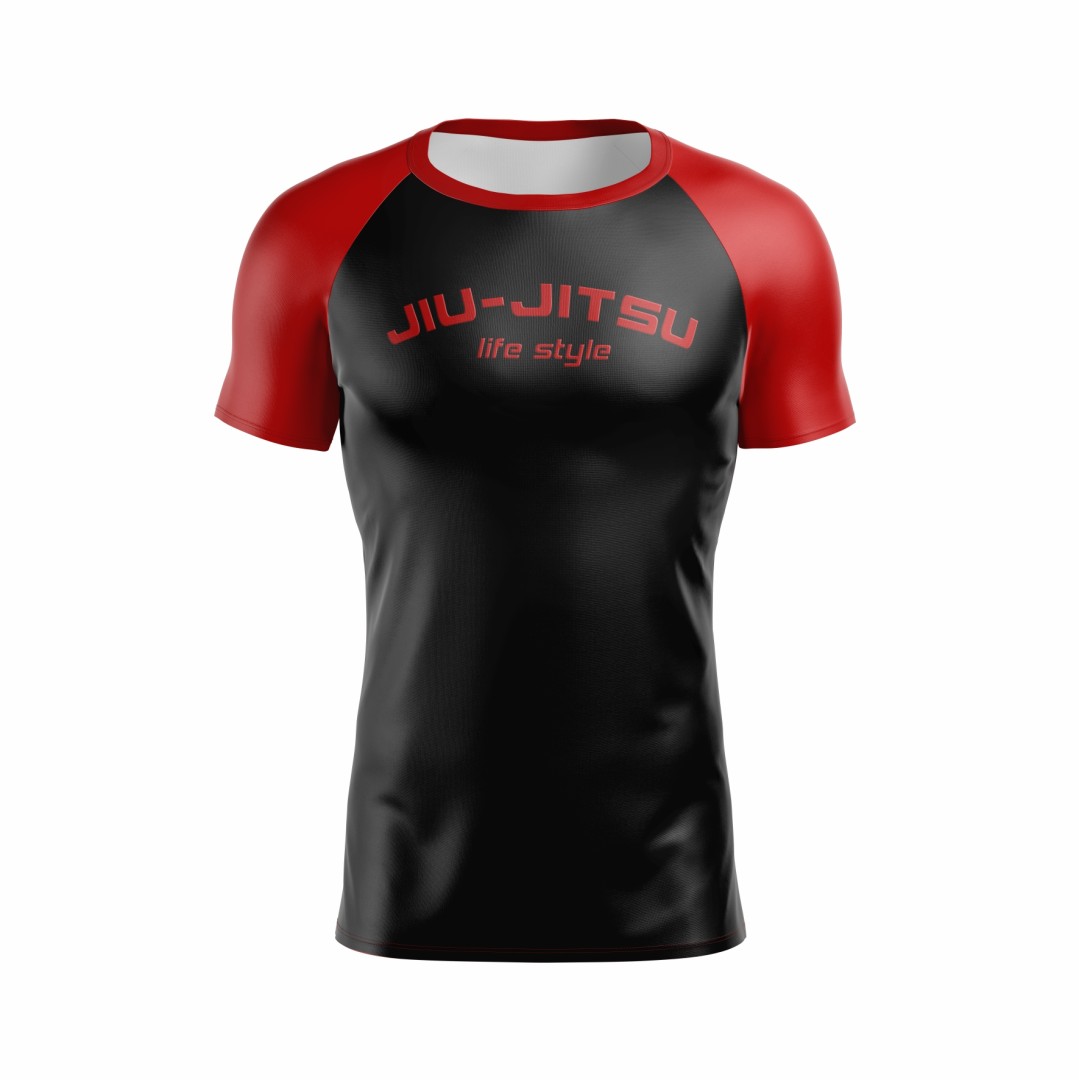 Rash Guard – competidor  - faixa preta -  Masculino - Jiu Jitsu