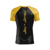 Rash Guard – justiceiro  - yellow black -  Masculino - Jiu Jitsu