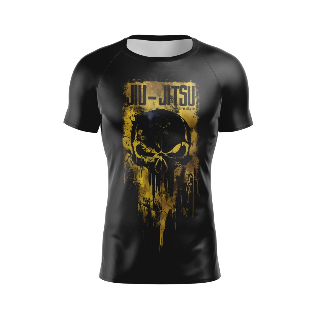 Rash Guard – justiceiro  - black -  Masculino - Jiu Jitsu