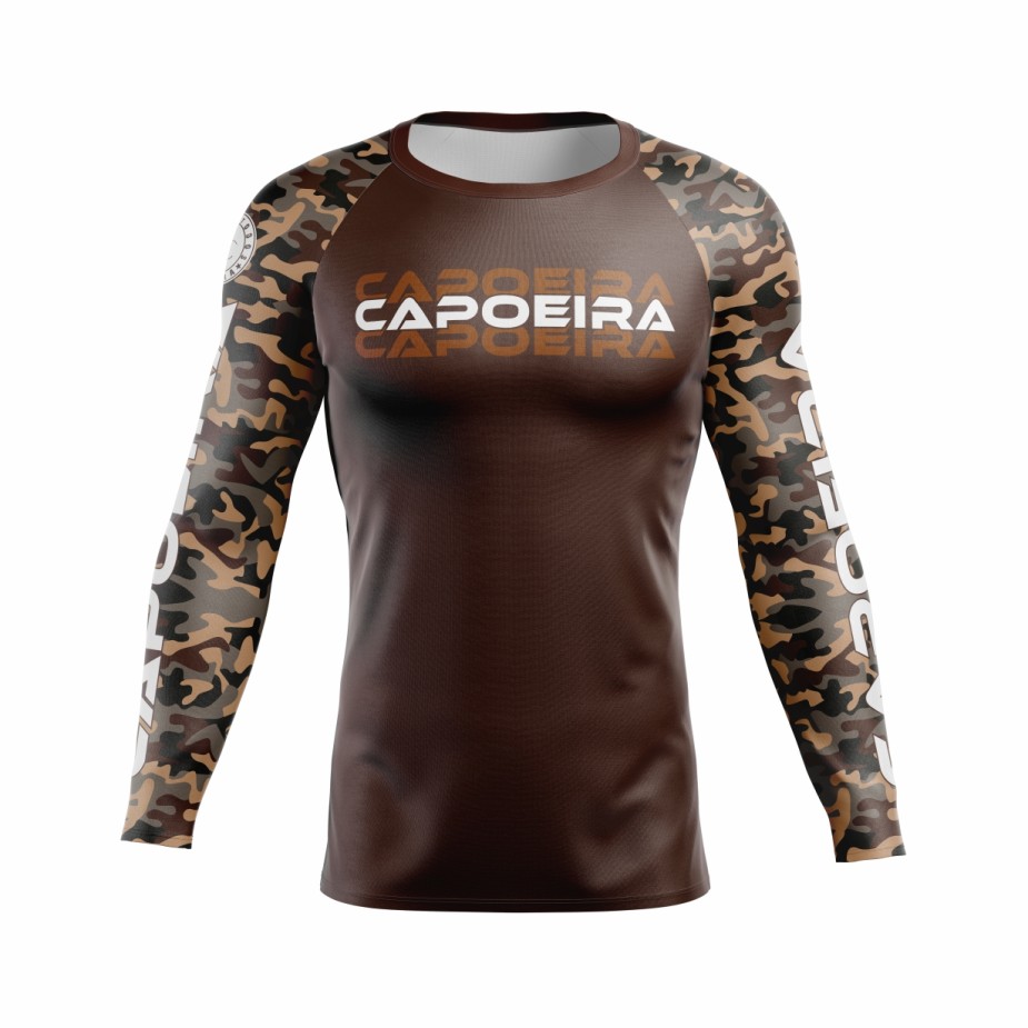 Rashguard Camuflado 2.0 Atleta  - Marrom