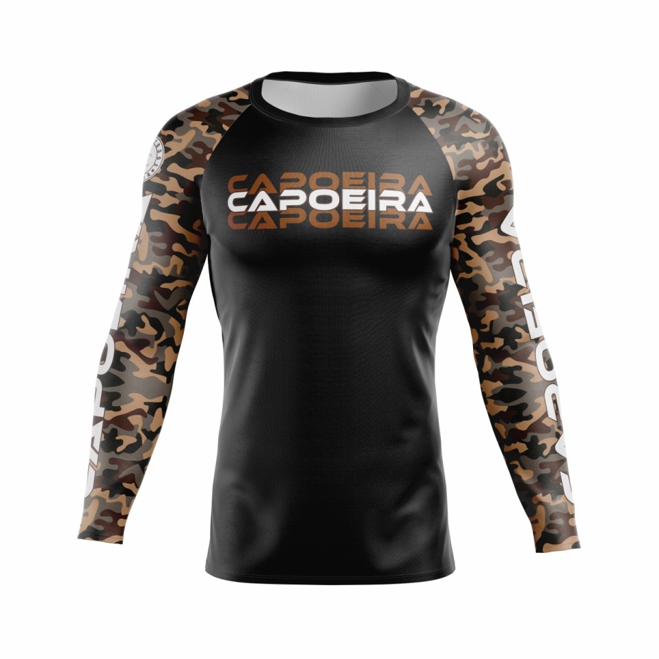 Rashguard Camuflado 2.0 Atleta  - Preto