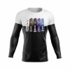 Rash Guard – Xadrez  - faixa branca -  Masculino - Jiu Jitsu