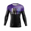 Rash Guard – Xadrez  - faixa roxa -  Masculino - Jiu Jitsu