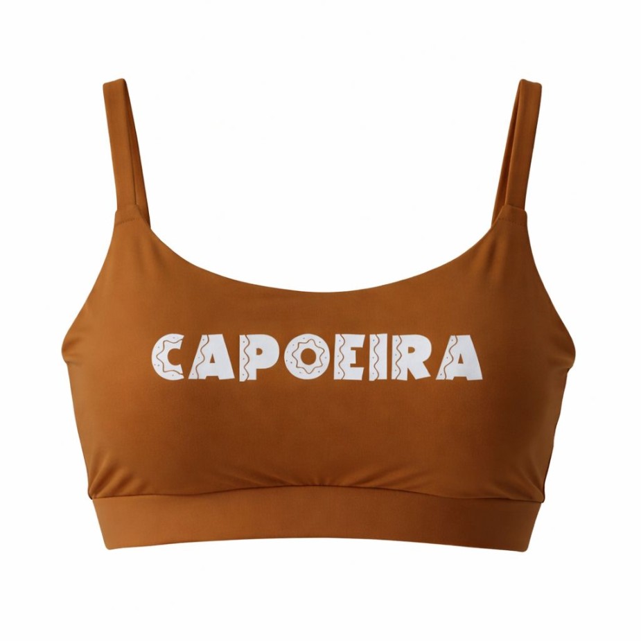 Top Fitness STC em Suplex - Marron Ocrê Top Fitness STC em Suplex - Marron Ocrê