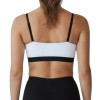 Top Fitness STC em Suplex - Branco / Preto Top Fitness STC em Suplex - Branco / Preto