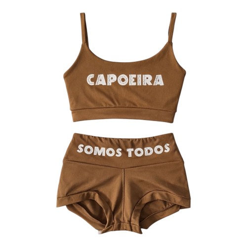 Conjunto Treino Pro 3.0 - Ocre 