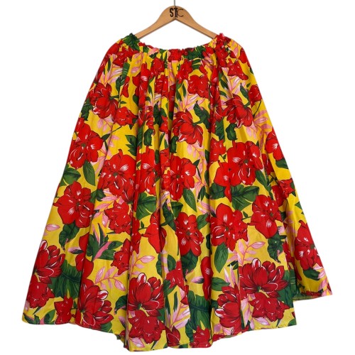 Saias Danças de Roda - Floral Amarelo Saias Danças de Roda - Floral Amarelo