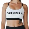 Top Fitness STC em Suplex - Branco / Preto Top Fitness STC em Suplex - Branco / Preto