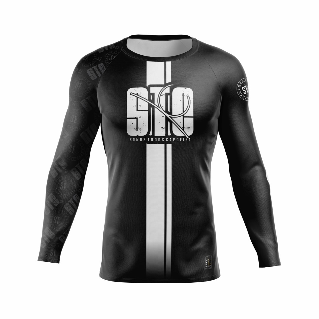 Rashguard STC Capoeira Black Total - Masculina Rashguard STC Capoeira Black Total - Masculina