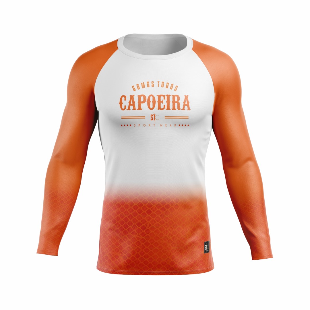 Rashguard Personalizada Nome - Coral - INFANTIL