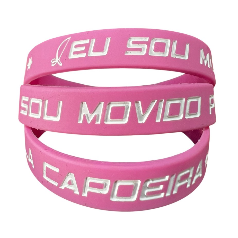 Pulseira STC de Silicone - Movido pela Capoeira 