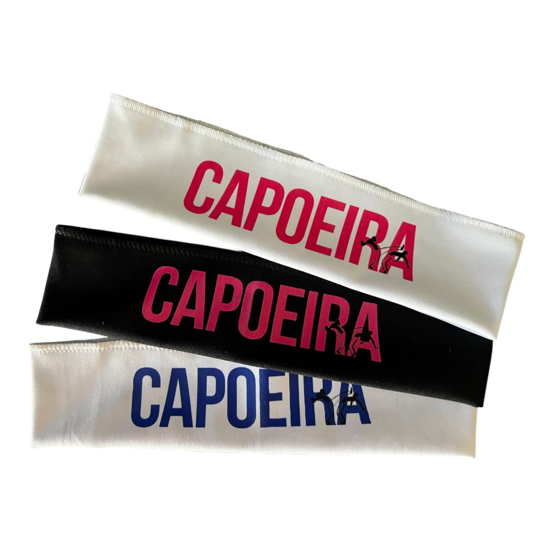 Kit 3 Faixa Tiara Esportiva “Capoeira” Kit 3 Faixa Tiara Esportiva “Capoeira”
