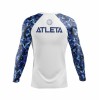 Rashguard  3.0 Feminina  - Atleta - Camuflado Azul