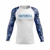 Rashguard  3.0 Feminina  - Atleta - Camuflado Azul