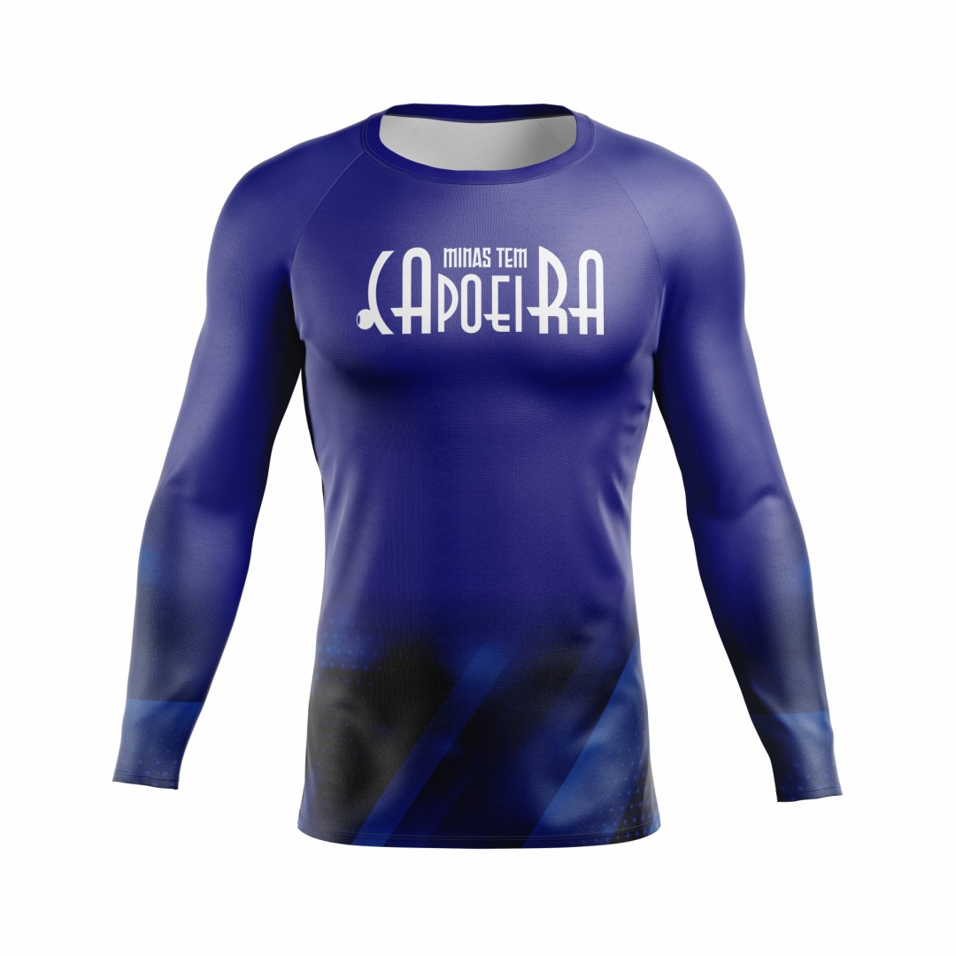 Rashguard  Azul  -  Minas Tem Capoeira