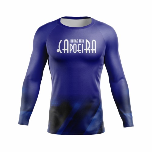 Rashguard  Azul  -  Minas Tem Capoeira