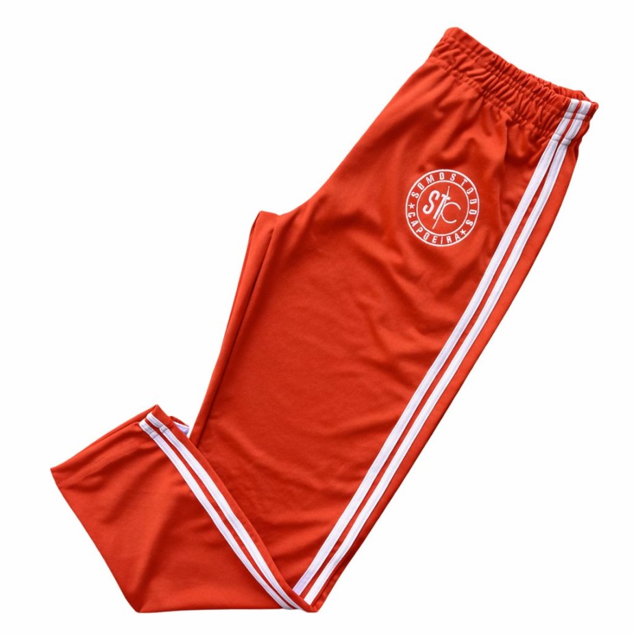 Calça de Treino e Passeio STC - Terra Cota Friso branco
