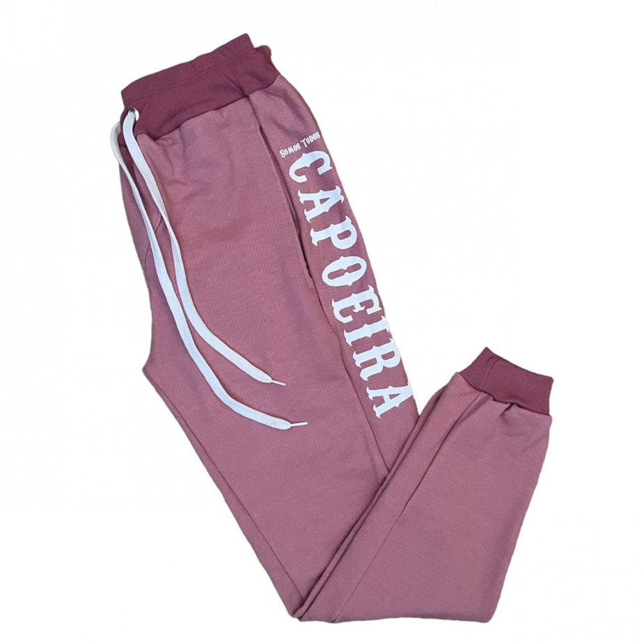 Calça de Moletom STC - Slim - Rosa Palido