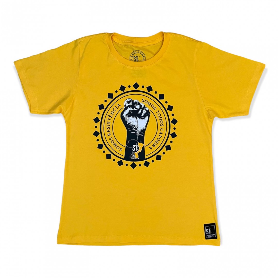 Baby Look  Somos Resistência - Ouro