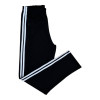 Calça de Treino e Passeio Infantil STC - Preto Friso Branco